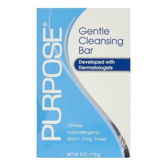 Skincare Purpose Gentle Cleansing Bar 6ounce Bar Dermatologist
